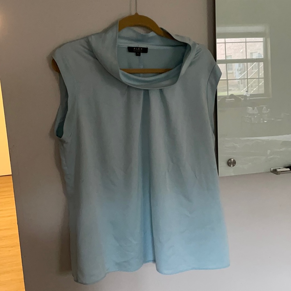 Alex Marie light blue sleeveless top